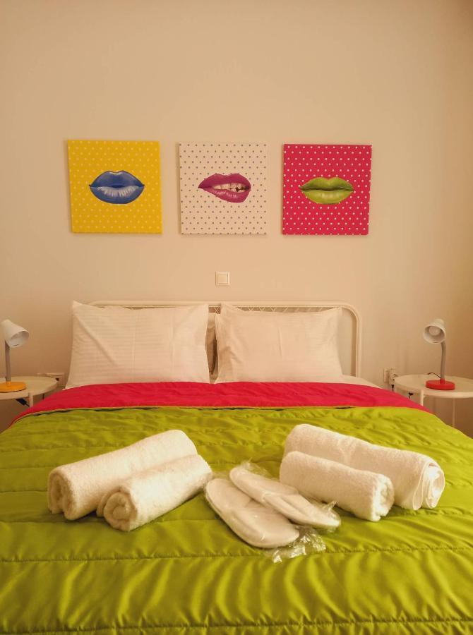 Ferienwohnung Popart -Spacious 3Rdfl 1Bdr W/Balcony/View Athen Exterior foto